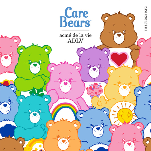 Care bears X acmé de la vie] COLORFUL CARE BEARS HOODIE WASHING 